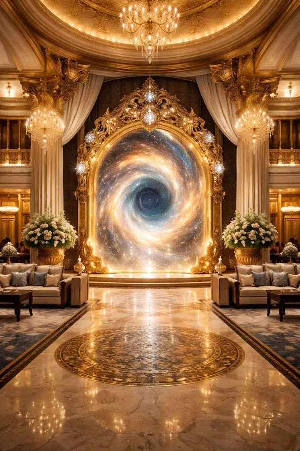 Luxury hotel setting for the Digital 1 Now guest portal
